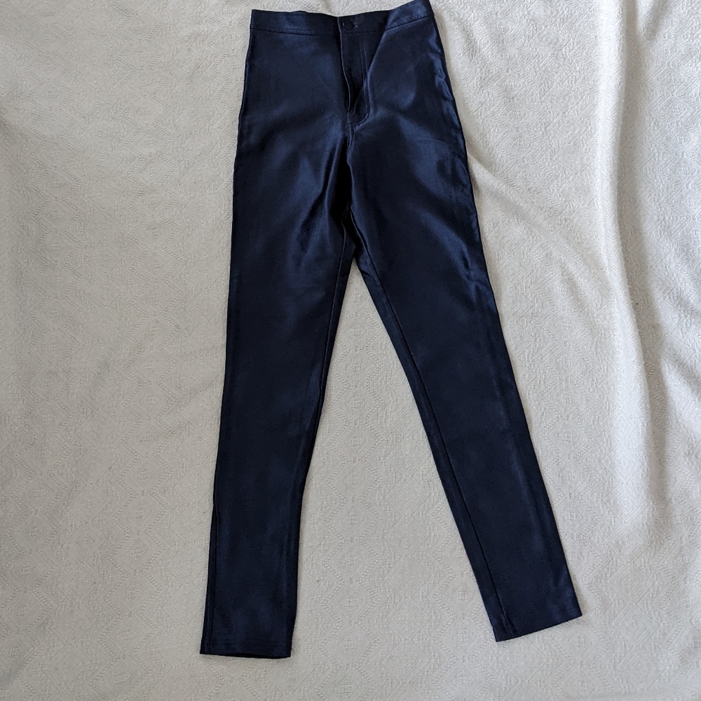 Navy American Apparel Disco Pants